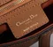 Сумка Dior Saddle с ремнем коричневый