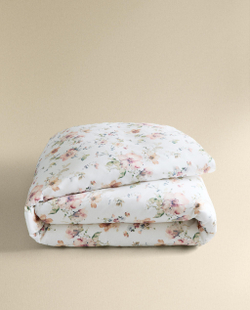 Пододеяльник Zara Home сатин, хлопок 100%, с цветочным принтом, 6156/088