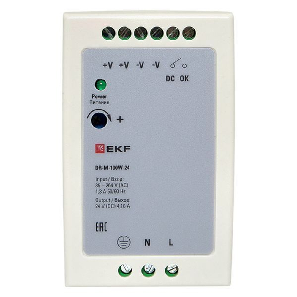 Блок питания  EKF DR-M-100W-24