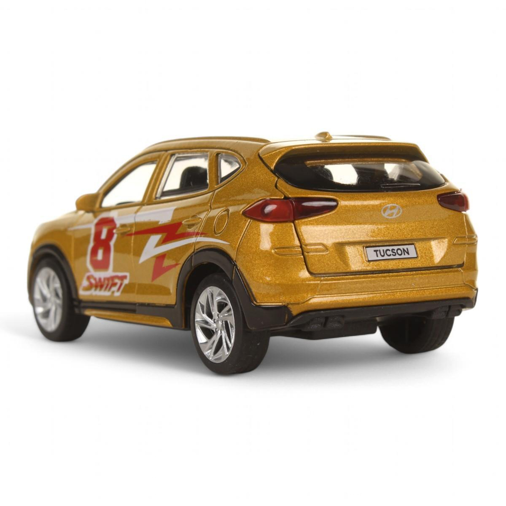 Модель ин. мет. "Hyundai Tucson спорт" 12см, двери, багаж. TUCSON-12SRT-GD (Технопарк)