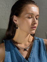 Колье "Black Soul" Silver