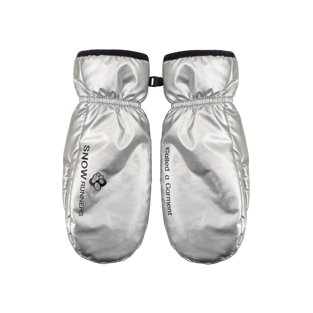 Варежки Called a Garment Snow Runners Mittens ''Silver"