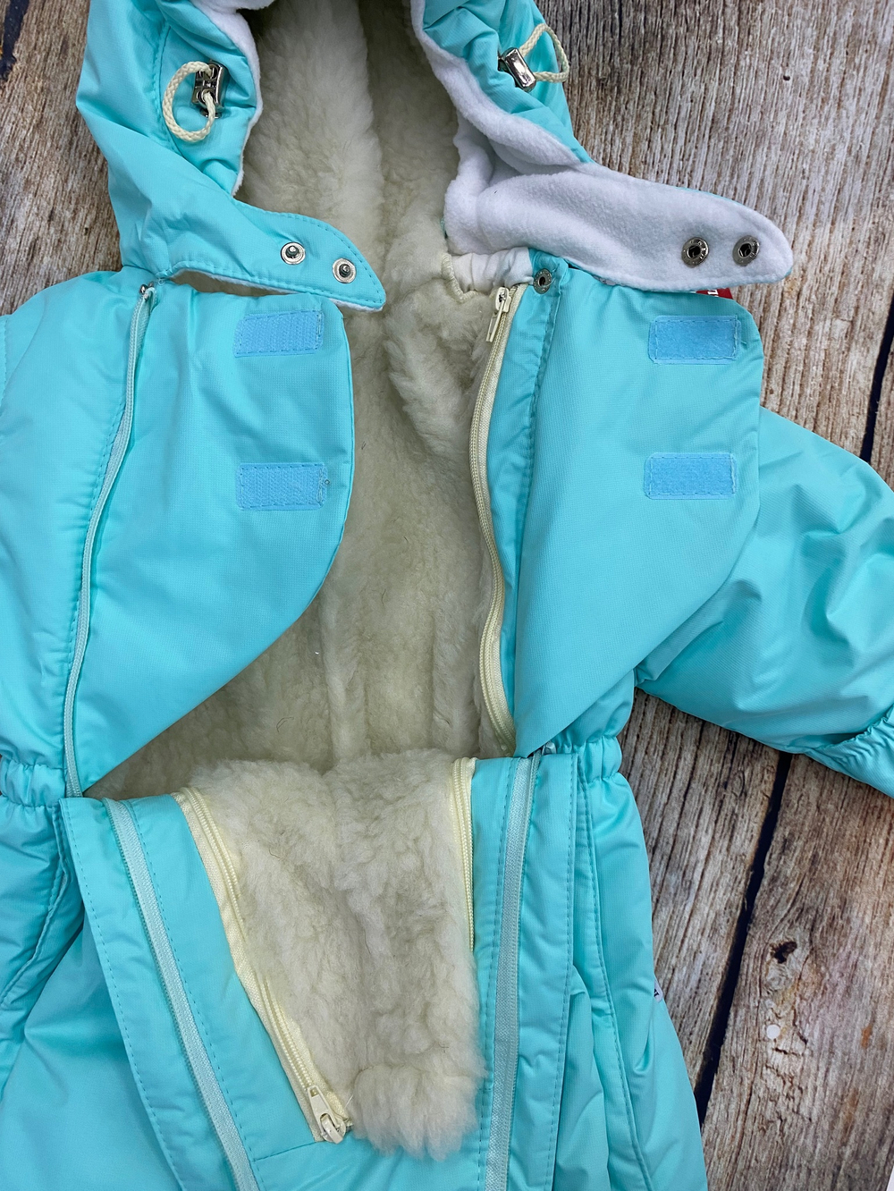 Комбинезон-трансформер А 72-21 "Rusland" зима-весна с отстёгивающимся мехом