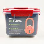 Контейнер с крышкой пищевой 1,7 л герметичный, BUTTERFLY, ланч бокс, 11х15,6х15,6 см, прозрачный, 4378559, 437855900