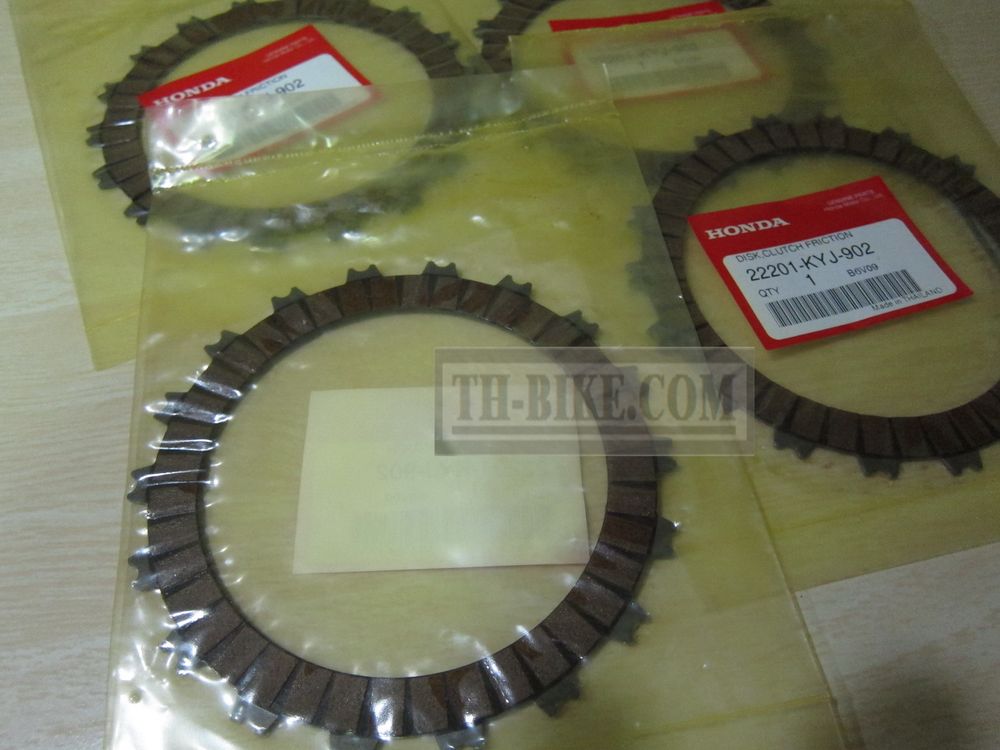 22201-KYJ-902. DISK, CLUTCH FRICTION. Honda CBR250, CRF250L-M.