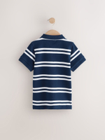 Поло для мальчика Next E98-651, Темно-синий, Белый