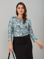 Лонгслив ЛНв-306/ментол-листья