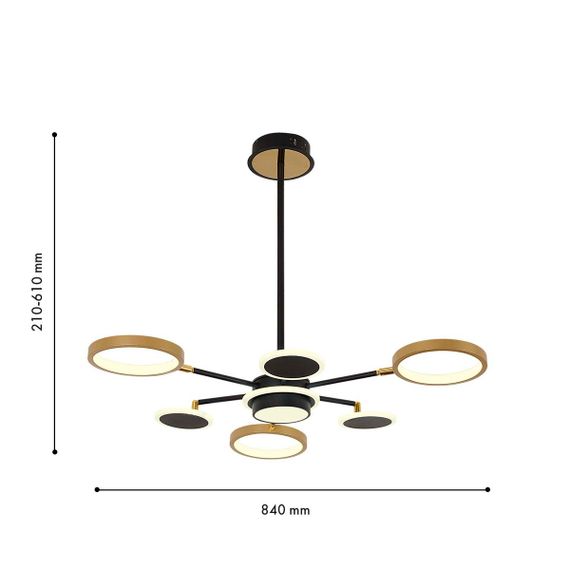 Подвесная светодиодная люстра F-Promo Hybrid 4687-7P