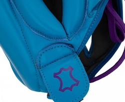 Шлем боксерский Clinch Undefeated светло-синий C162