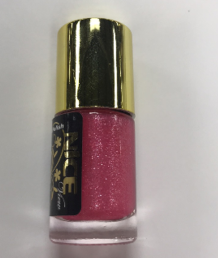 Nice View Лак для ногтей Ouck Dry, тон №155, Розовый лепесток с блестками, 7 мл