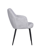 Стул обеденный Katys светло-серый рогожка