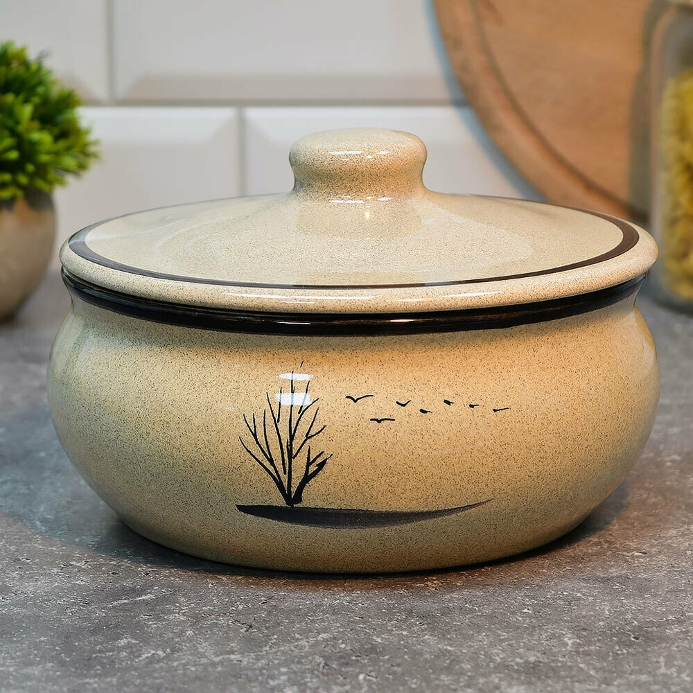 Горшок керамический для пельменей "Лирика"