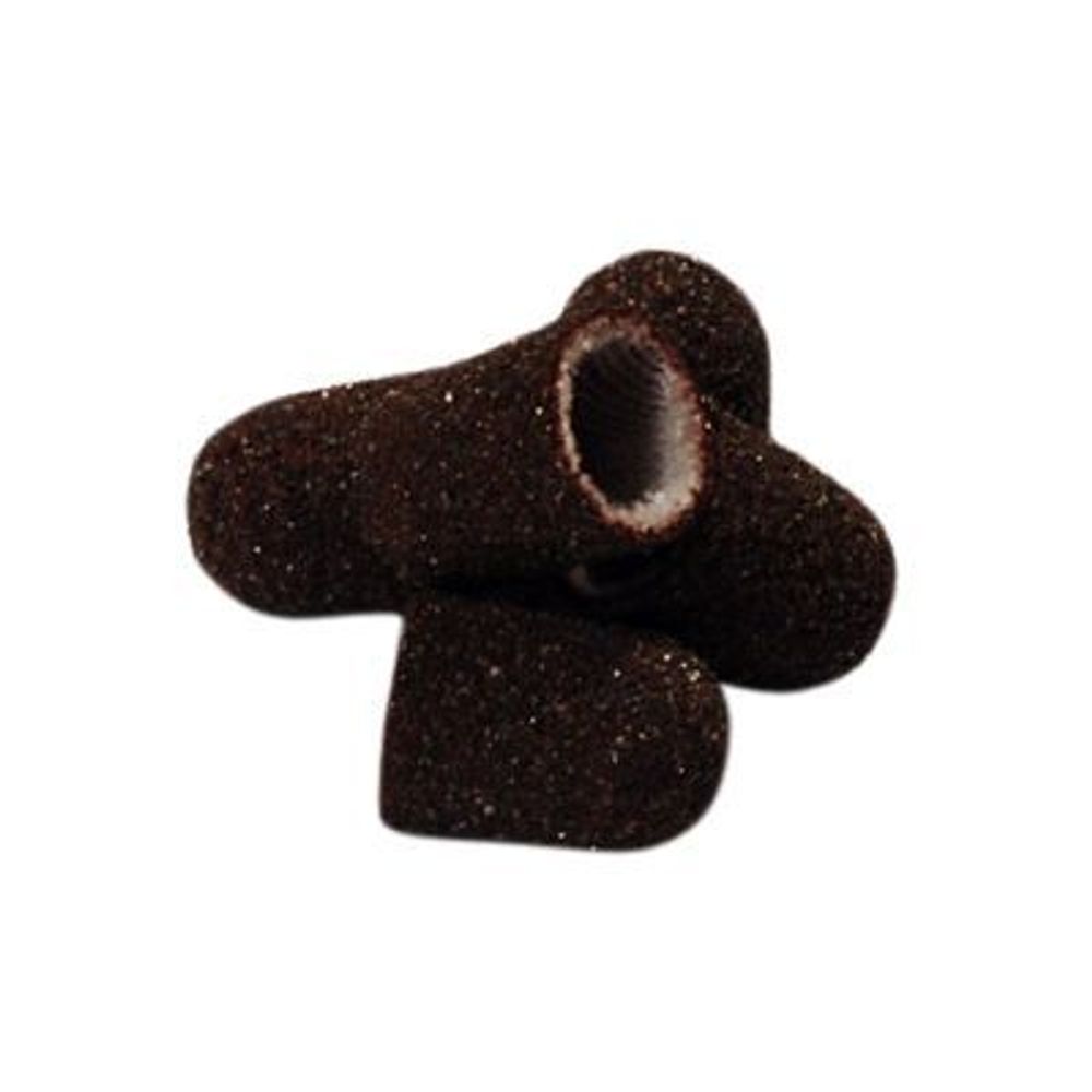 Колпачок песочный коричневый, 7,0 мм, 80грит, 5 шт.