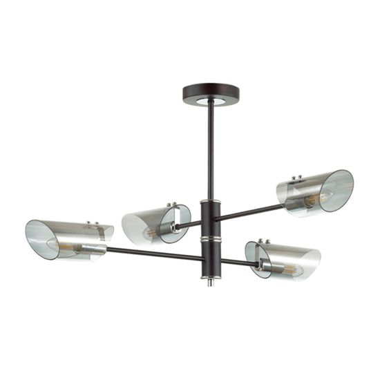 4402/4C MODERNI LN19 000 хром, черный Люстра потолочная E14 4*40W 220V NOLAN