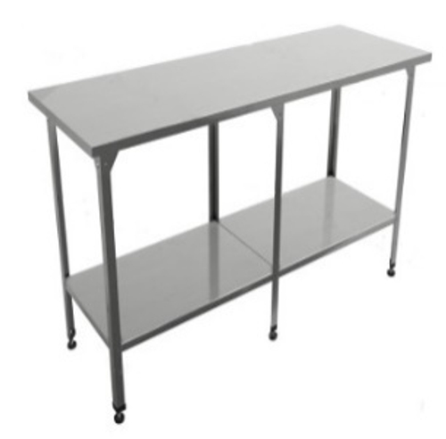 Стол производственный "Профи" СППП , сплошная полка, 1900х500х860 мм, с бортом
