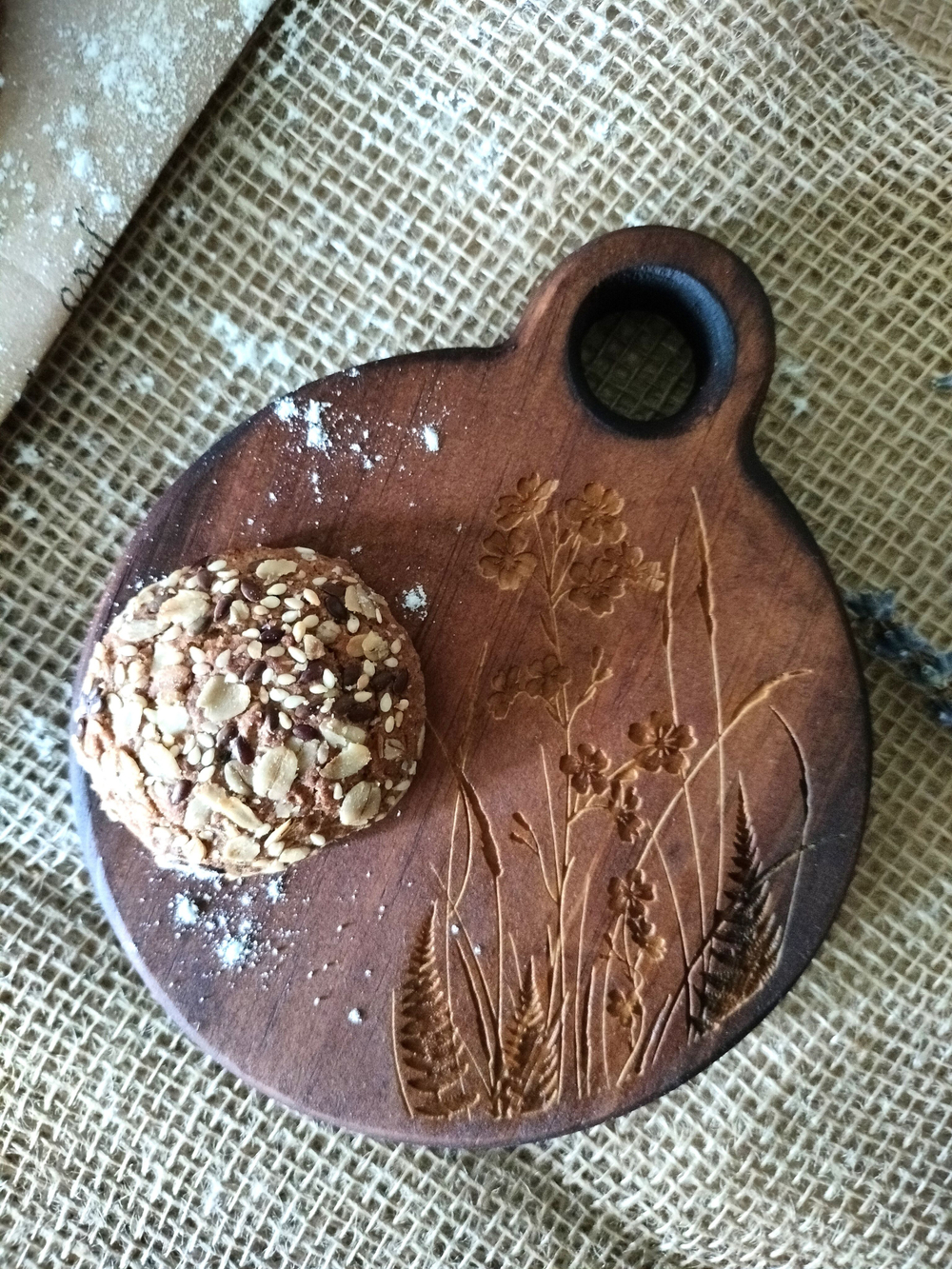 Доска разделочная из дерева сервировочная RD132