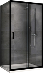 Душевой уголок ABBER Schwarzer Diamant AG30180B-S80B