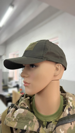 Бейсболка с липучками / олива