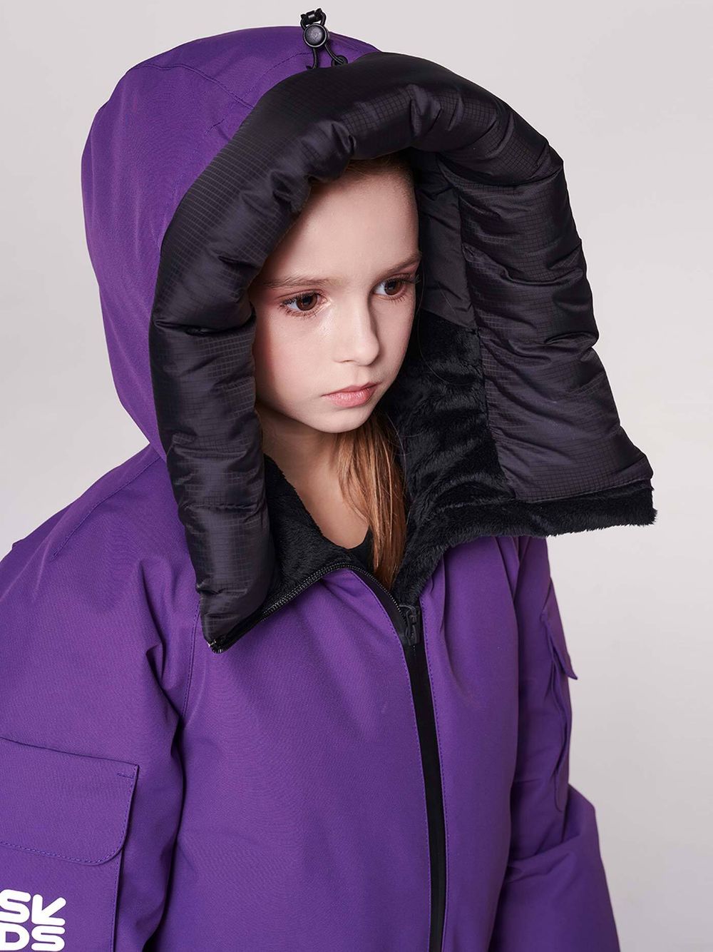 Комбинезон детский пуховый BASK kids YETI фиолетовый