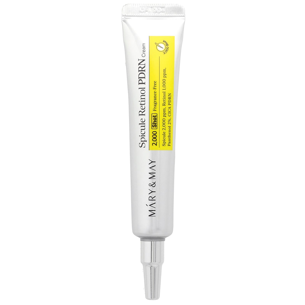 Mary & May, Spicule, крем с ретинолом и BDRN, без отдушки, 15 г (0,52 унции)