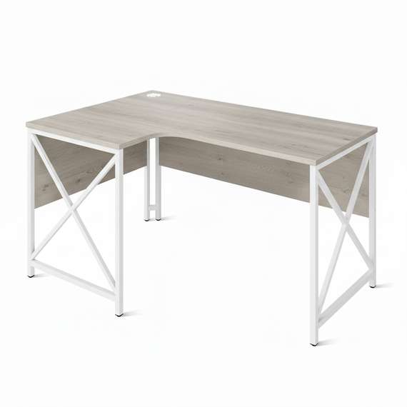 ЛОФТ-Пр3 Стол рабочий эргономичный левый 1350х900-600х750