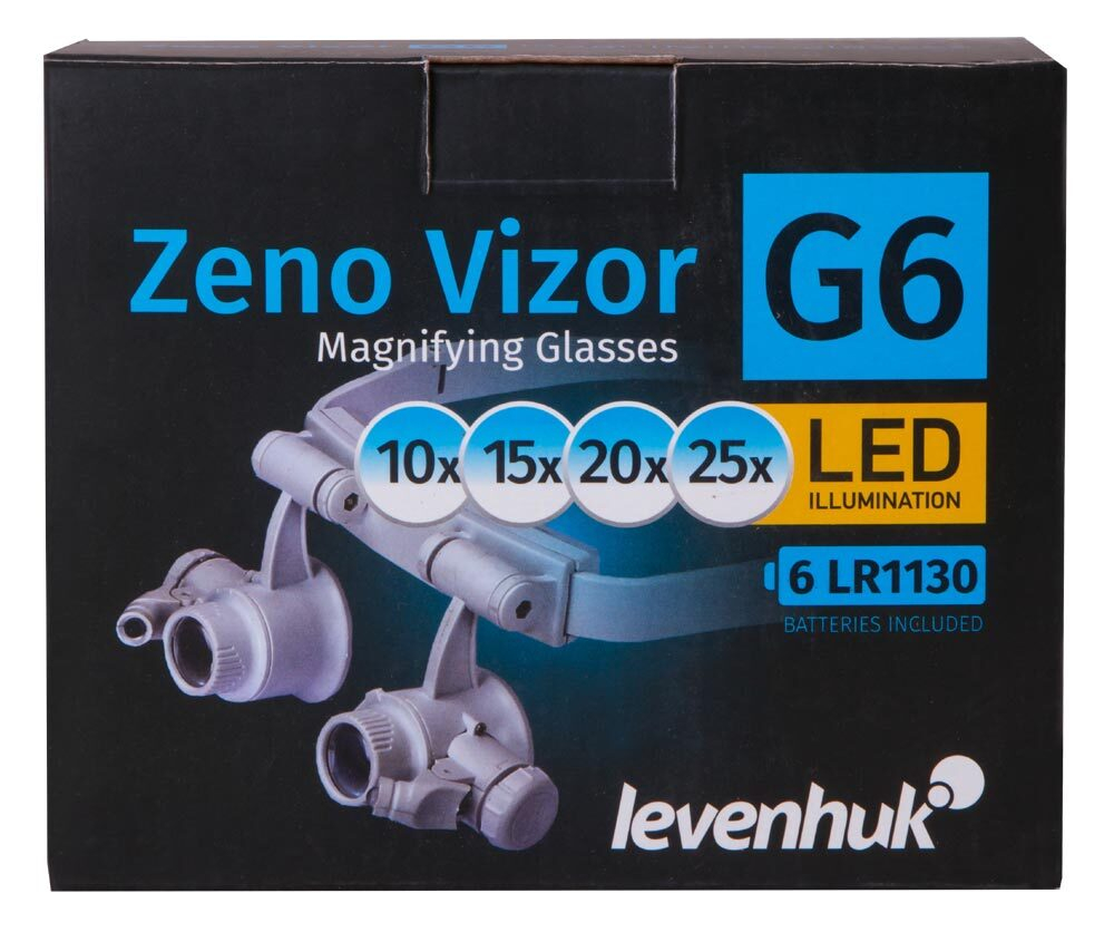 Лупа-очки Levenhuk Zeno Vizor G6 - фото 12