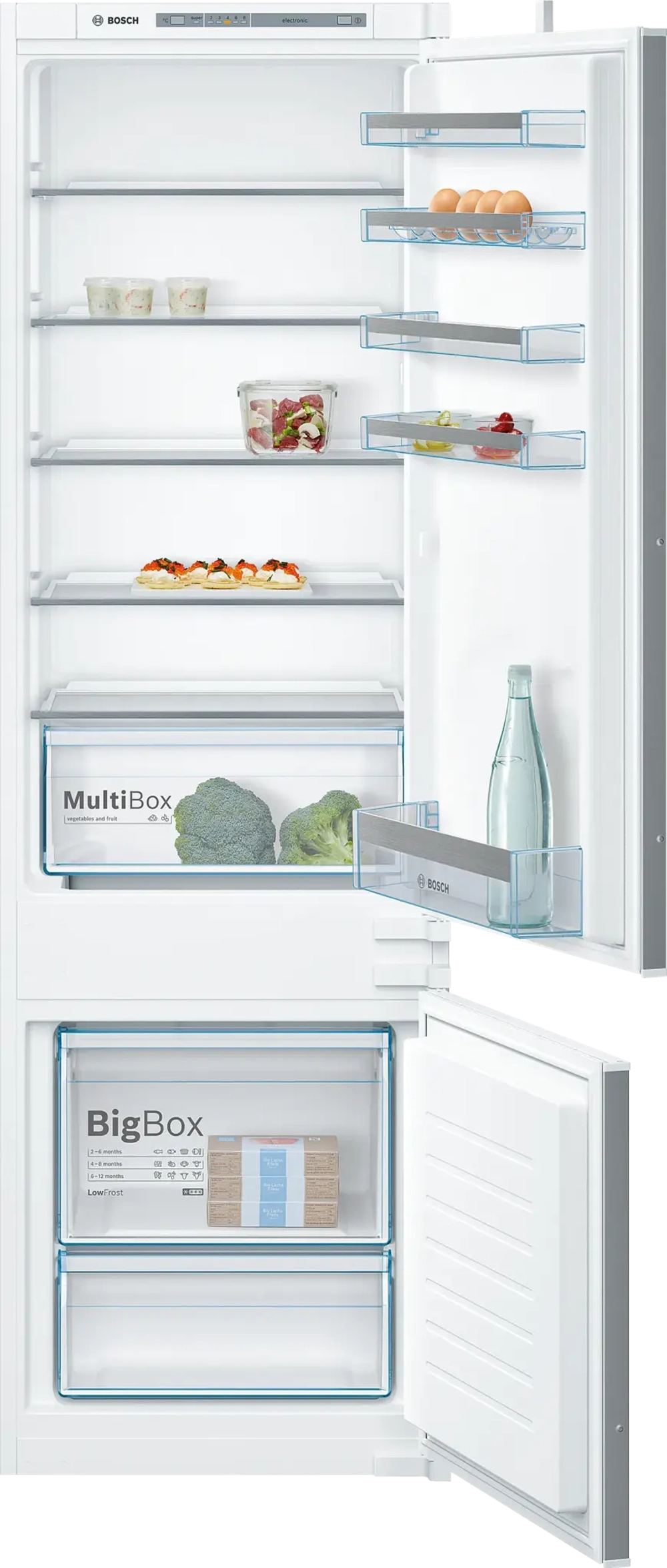 Встраиваемый двухкамерный холодильник Bosch KIV87VS30M