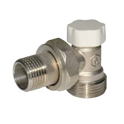 Клапан балансировочный угловой STOUT - 3/4" x 1/2" (НР/НР-американка, PN10, Tmax 120°C)