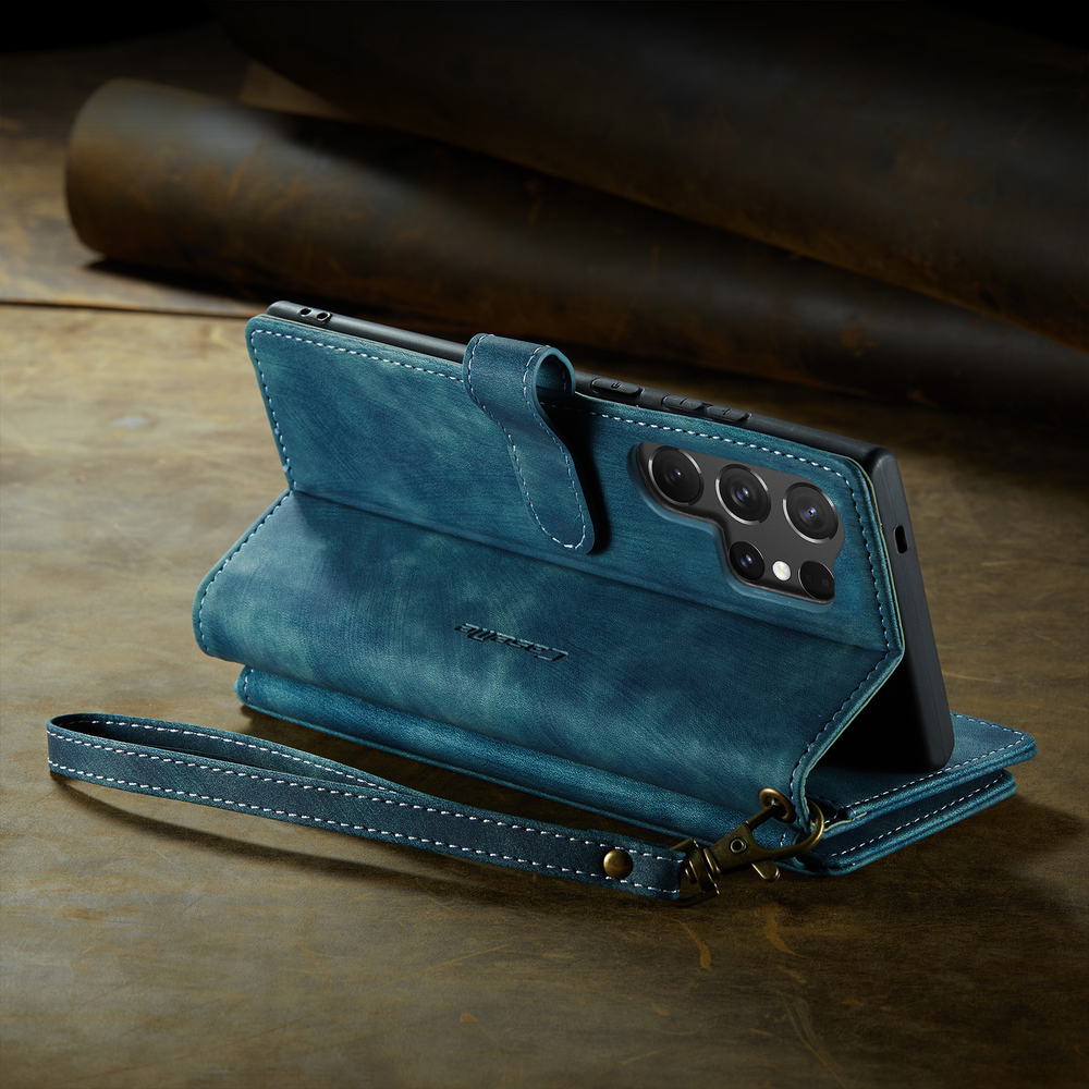Многофункциональный чехол-кошелек CaseMe 3 in 1 Matte Wallet для Samsung Galaxy S25 Ultra