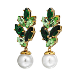 Серьги Dyrberg Kern BALETE SG GREEN_WHITE PEARL 470027