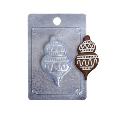 Форма для шоколада и конфет пластиковая «Ёлочная игрушка», 15×10 см, цвет прозрачный