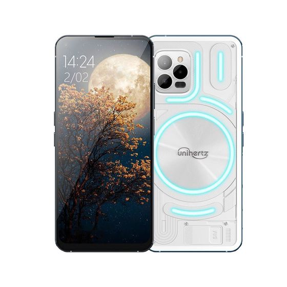 Unihertz Luna 4G смартфон с прозрачным корпусом и подсветкой