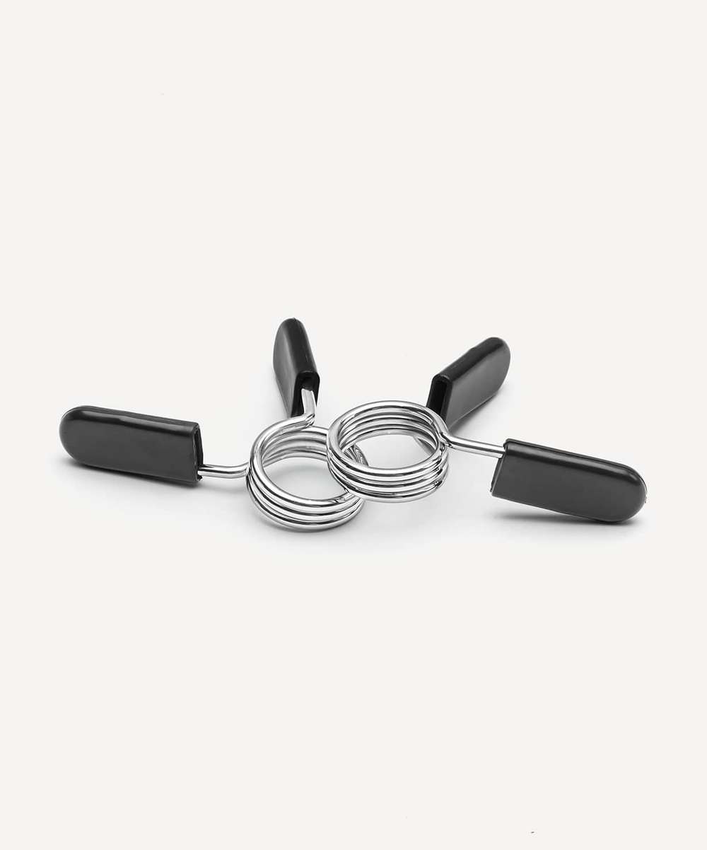 Гриф для аэробики BB-104 d=25 мм, неопреновый, с пружинными замками, черный, 120 см
