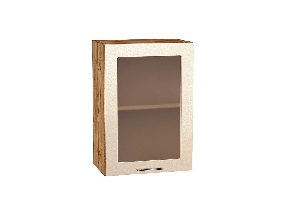 Шкаф верхний с 1-ой остекленной дверцей Валерия-М