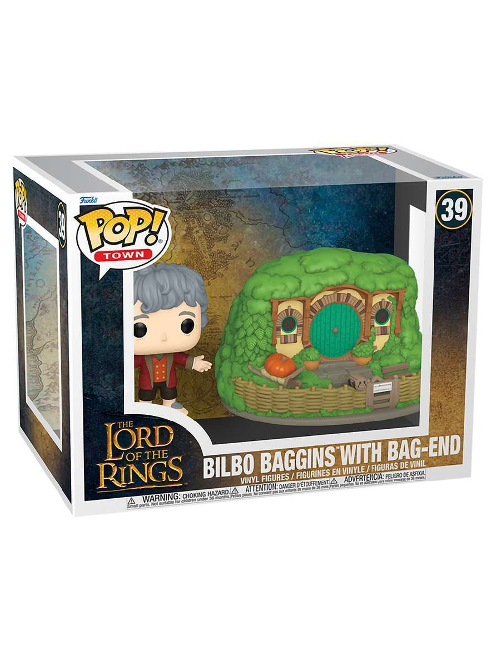 Фигурка Funko POP! Town LOTR Bilbo Baggins with Bag-End (39) 80835