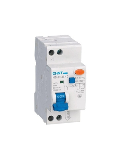 Выключатель автоматический дифференциального тока 1п+N C 25А 30мА 4.5кА NBH8LE-40 (R) CHINT 206064