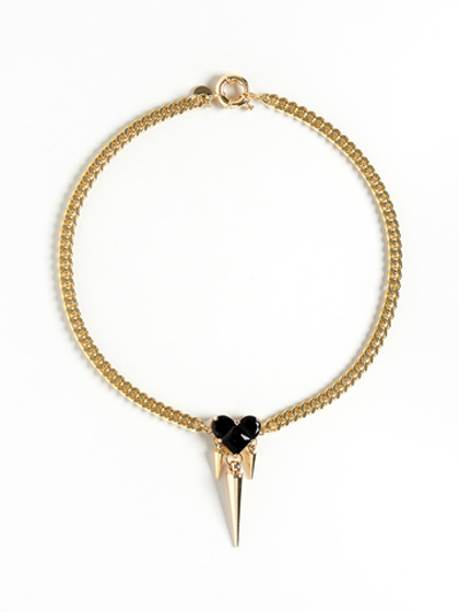 Колье "Black Soul Trio" Gold