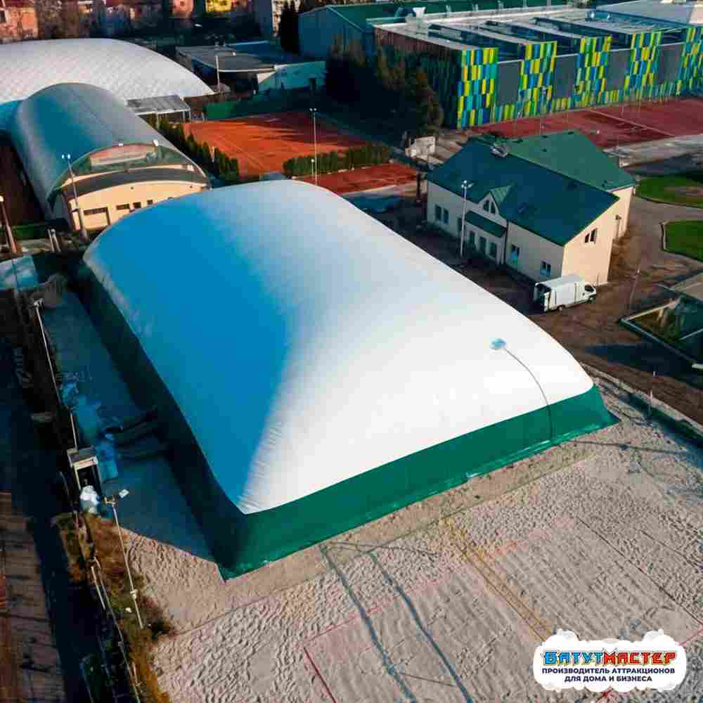 Надувной манеж для ледового катка «Север», 56×26×13 м