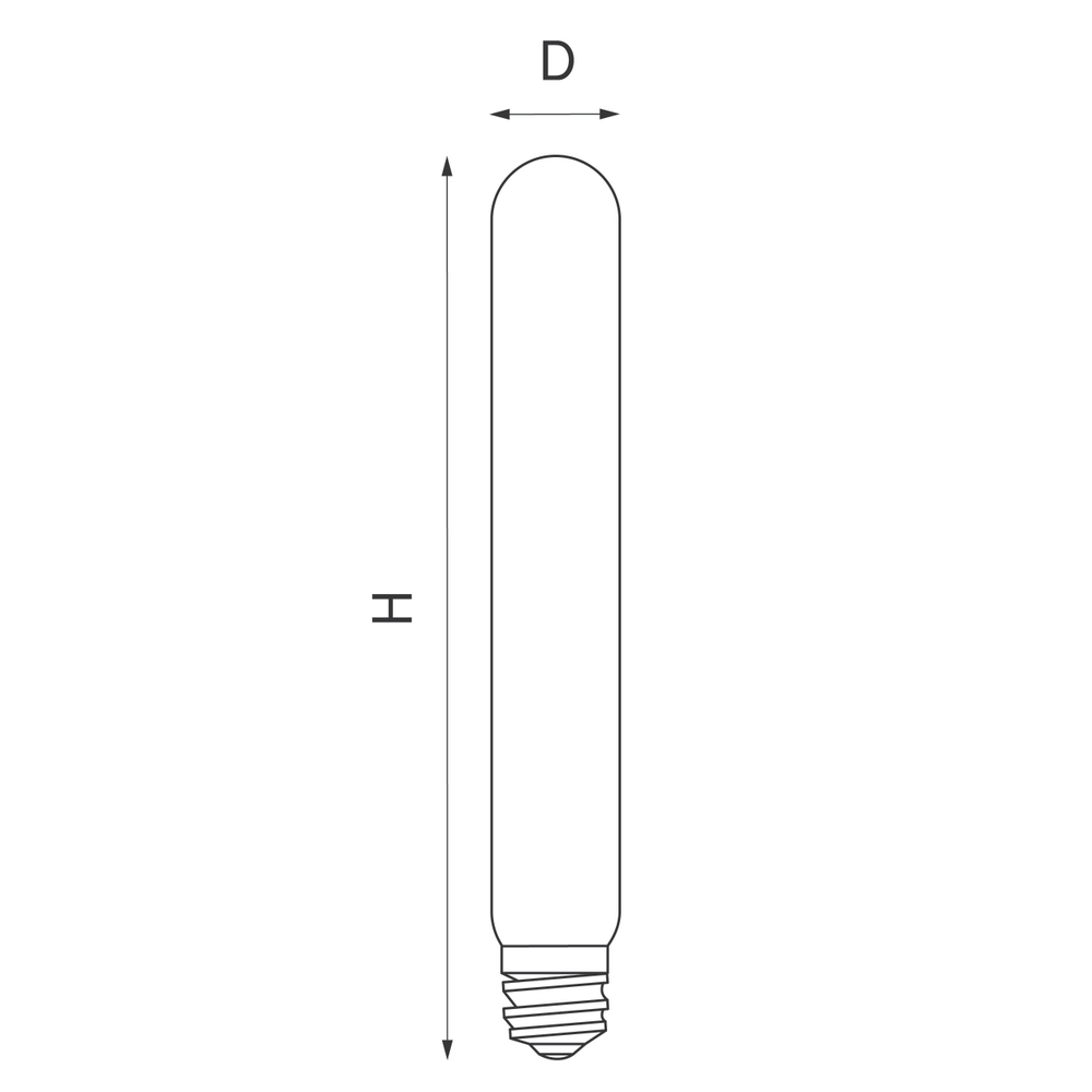 933904 Лампа энергосберегающая LED FILAMENT 220V T30 E27 6W=65W 630LM 360G CL 4000K 15000H