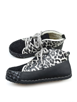 Кеды зимние "LEO B&W"