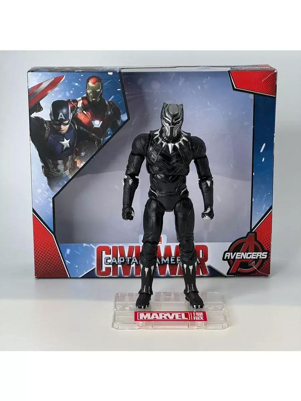 Фигурка игрушка Чёрная пантера Марвел ZD Toys 1901-04