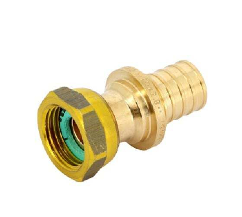 Муфта надвижная с накидной гайкой 20х1/2" RX бронза