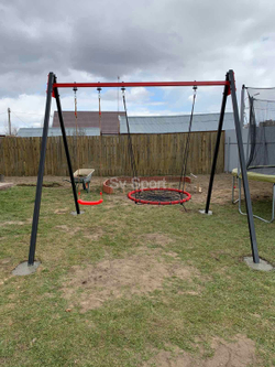 Монтаж уличных качелей Sv Sport