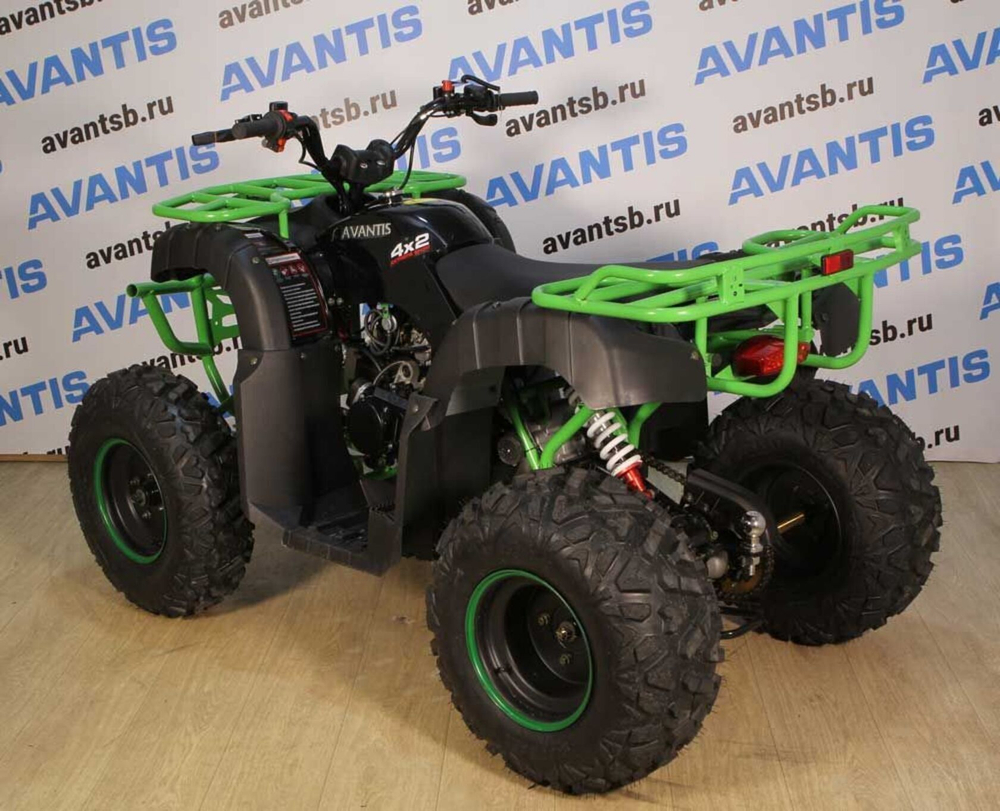 Квадроцикл Avantis H200 (баланс. вал) 2023 Черный/Зеленый