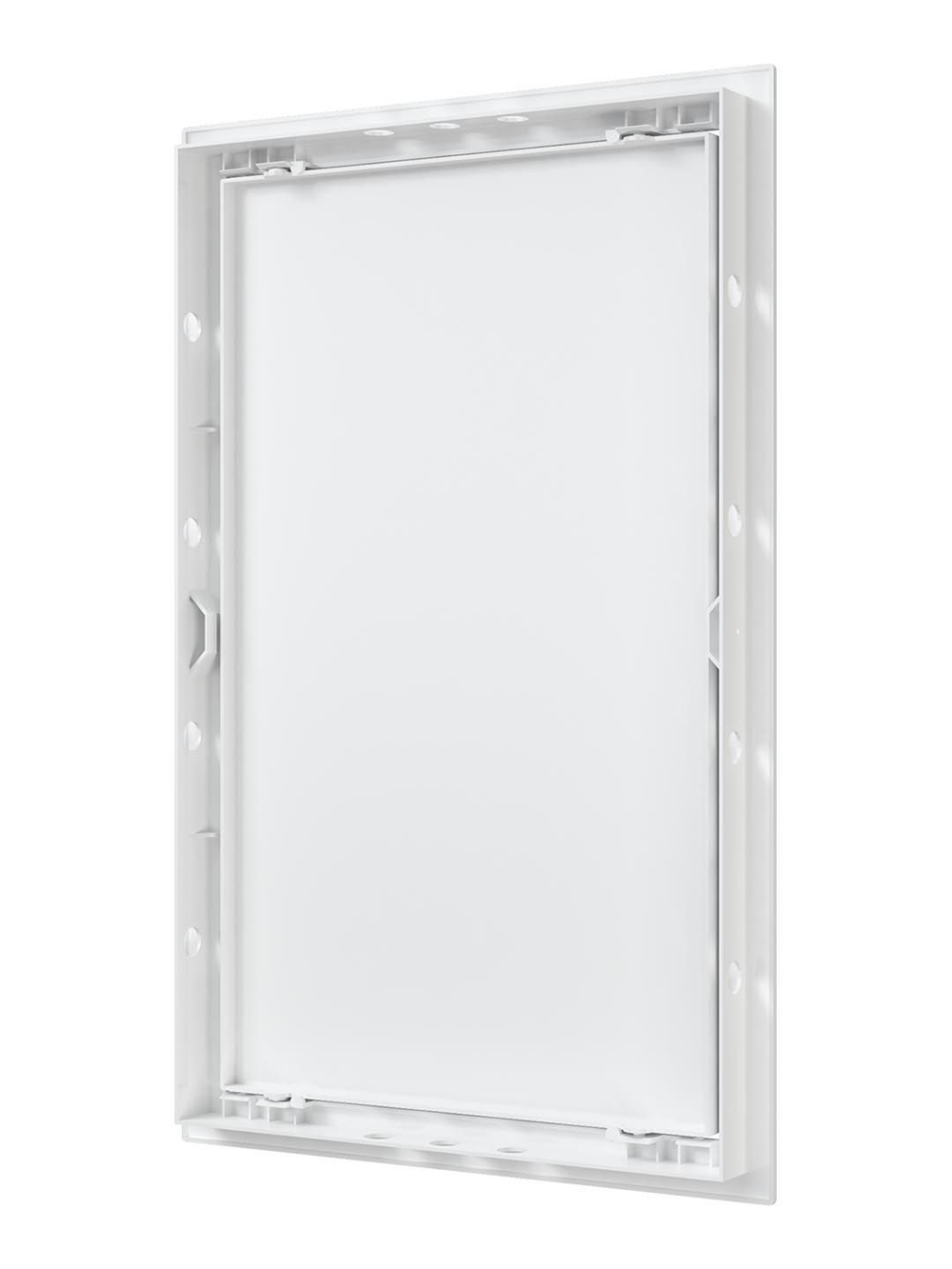 Люк ревизионный Л фланец 246х396 нажимной 268х418 пластик EVECS