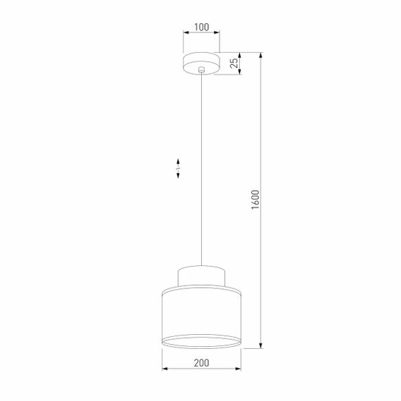 Подвесной светильник TK Lighting 2785 Duo