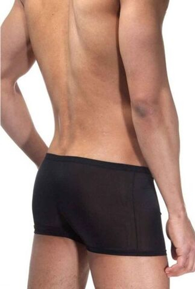 Черные низкие трусы-боксеры (Размер: L-XL) (Цвет: черный)