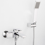 Смеситель для ванны, Frap, корот изл, с картриджем, хром, F3246