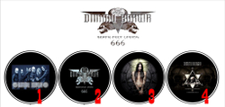 Значок Dimmu Borgir ( в ассортименте )