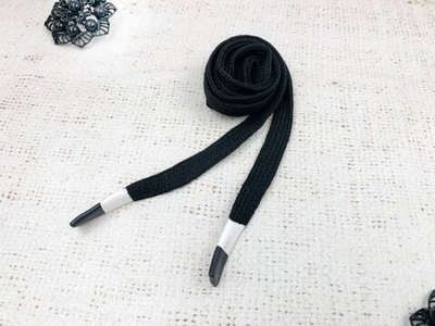 Шнур, ш. 1,3 см, L 120 см, чёрный